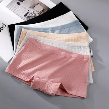 

Girls Boyshorts seamless cotton Teens safety shorts female Underwear intimates Women safty Panties underpants ladies boxershorts