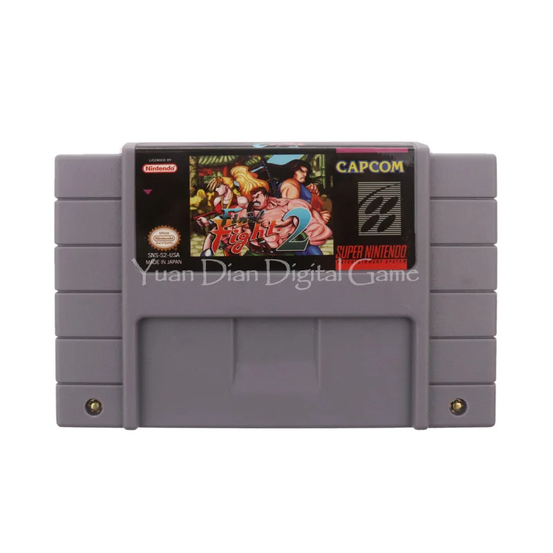 Для Nintendo SFC/SNES видеоигры картридж консоль карта Final Fight 2 английский язык версия