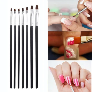 

UV Gel Brush Liner Painting Pen Acrylic Drawing Brush for Nails Gradient Ombre Brush Handle Manicure Nail Art Tool nail set