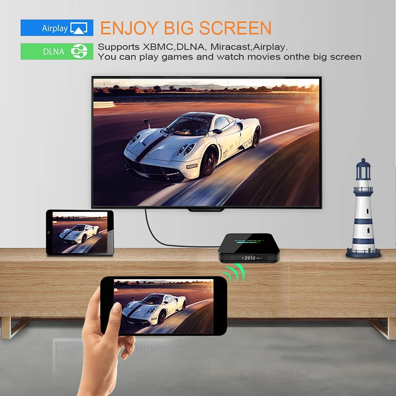 King ip tv X10 MAX+ ТВ-приставка Android 9,0 4 Гб 64 Гб Amlogic S905X3 ТВ-Приставка Смарт-медиаплеер двойной WiFi Bluetooth 8K ТВ-приставка