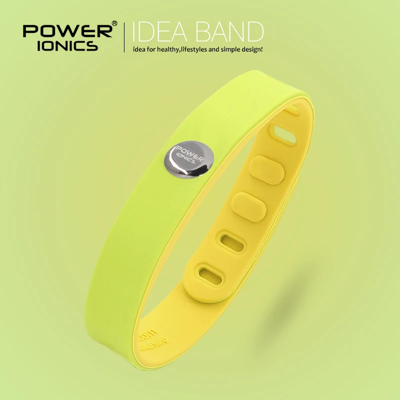 Macaron-Green Power Ionics 3000 ионов спортивный водонепроницаемый браслет для улучшения сна - Окраска металла: Macaron-Green