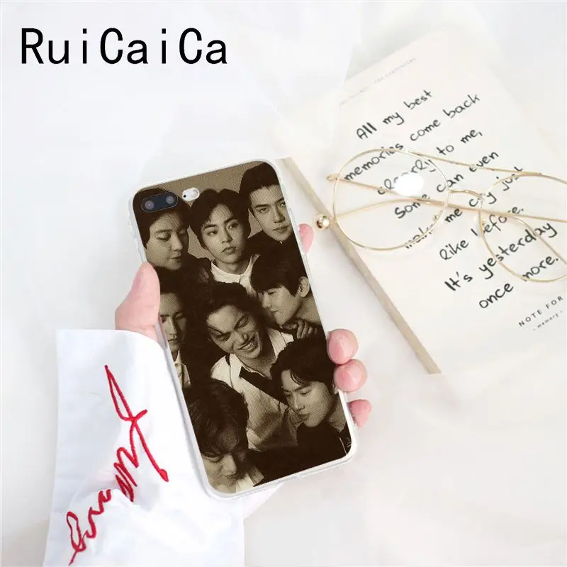 Ruicaica KPOP SEHUN CHANYEOL EXO мягкий чехол для телефона iPhone X XS MAX 6 6s 7 7plus 8 8Plus 5 5S SE XR 10 - Цвет: A8