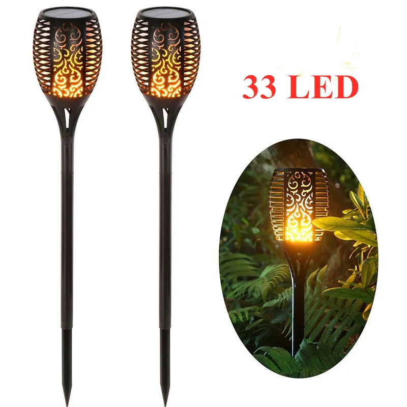33 Torch Shaped LED Outdoor waterproof flame lamp induct garden wall lawn Flick Landscape Spotlights dropship 2020 | Мебель