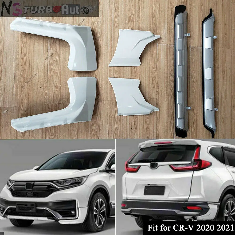 6Pcs Fits for Honda CRV CRV 2020 2021 Bumper Board Skid Plate Guard