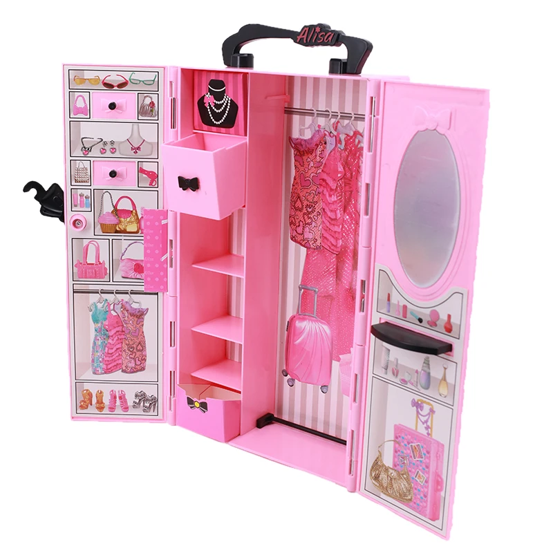 Barbies Doll House Furniture Many Different Types Of Wardrobe For Barbies  Doll Clothes Storage 72 Pcs/Set Doll Accessories ,Toys - AliExpress