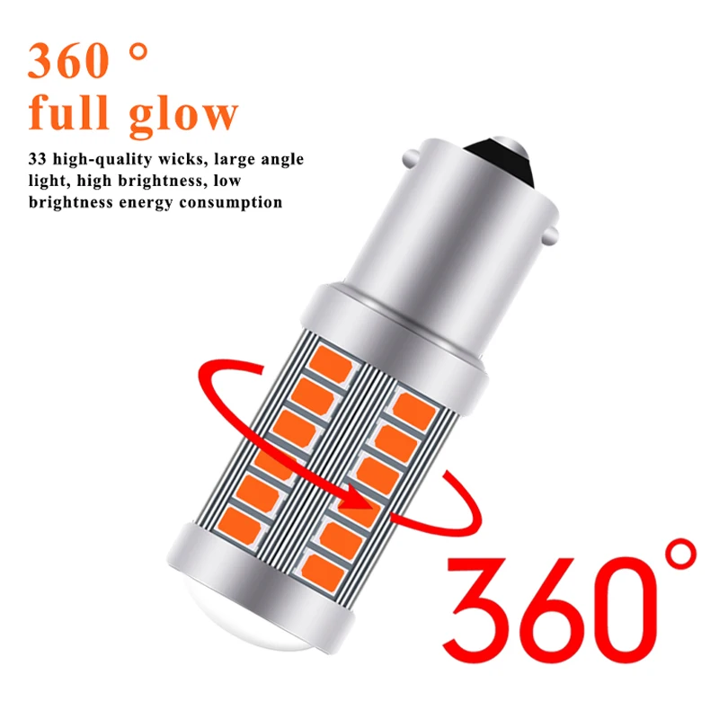 2 шт. Строб led T20 7443 1156 BA15S 1157 BAY15D 5630 5730 33 Smd светодиодные лампы для автомобиля