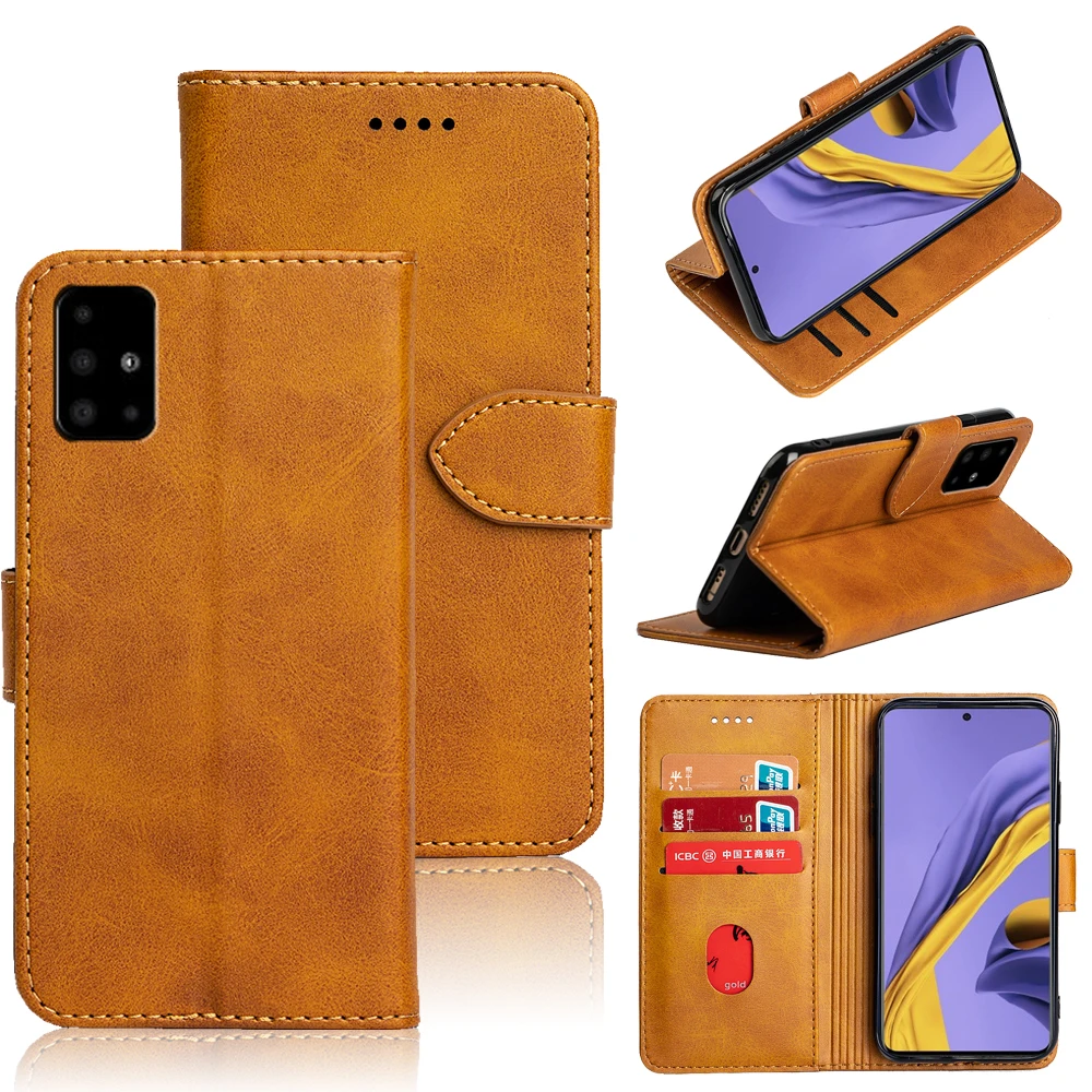 Чехол SRHE для samsung Galaxy A51, кожаный мягкий силиконовый чехол-книжка на магните для samsung Galaxy A71 A51, чехол