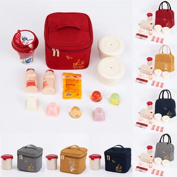 

Waterproof Travel Insulation Bag Portable Picnic Thermal Bag Lunch Box Storage Bag Heat/cold Insulation Bag Food Delivery Bag