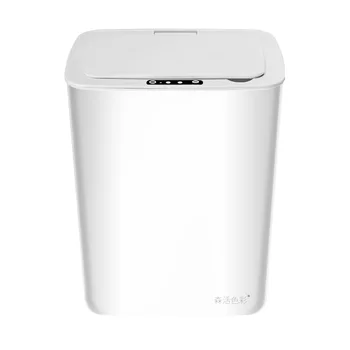 

Fashion Intelligent Induction Waste Bin Smart Sensor Touchless Dustbin Kitchen Garbage Can Bathroom Corner Wide Open Trash Can