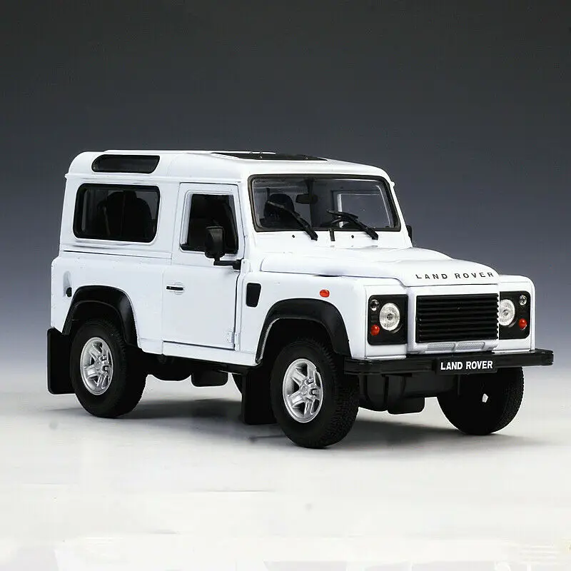 Welly 1:24 Land Rover Defender Diecast SUV модель автомобиля новая в коробке - Цвет: Белый