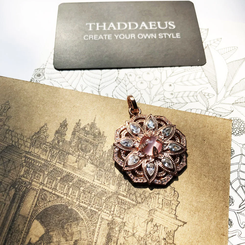 Подвеска в виде цветка лотоса 2019 модные ювелирные украшения покрытие из