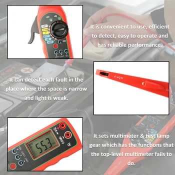 

Hot Multi-function Auto Circuit Lamp Repair Tool Voltage Tester Multimeter Car Diagnostics Tools Car Circuit Tester 2019