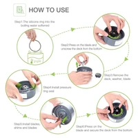 Joint de remplacement avec lèvre pour pièce de mélangeur Nutribullet, 2 pièces compatibles de mélangeur de vitesse 3