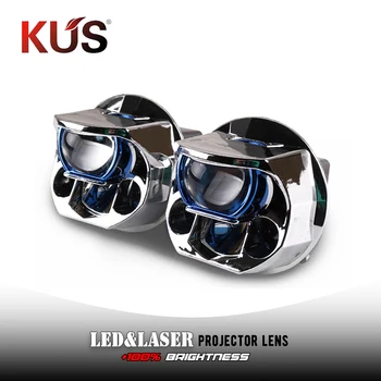 

2.5 Inch 70W Bi Led&Laser Projector Lens Headlight 9-16V 5000k 6000K Auto LED Projector Headlight Car Headlight Retrofit