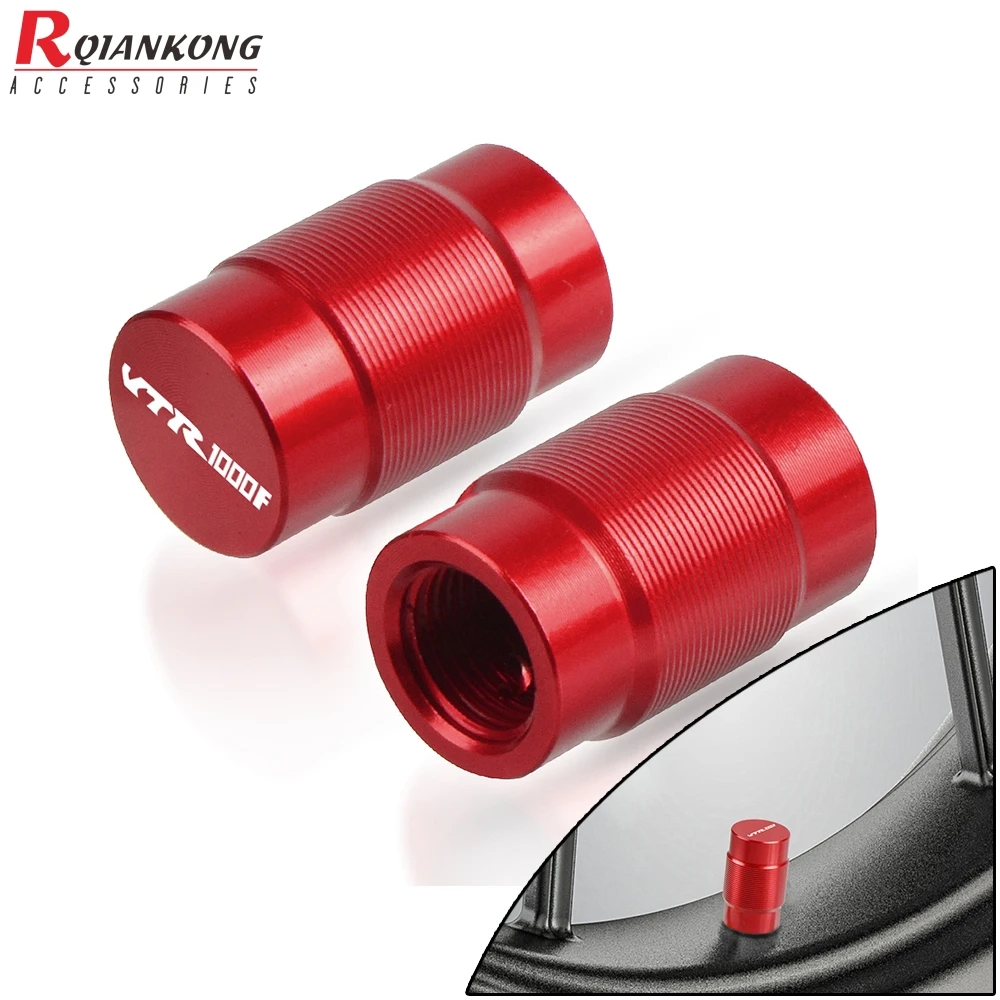 Motorcycle CNC Air Port Cap Tire Rim Valve Wheel Stem Moto Accessory Dustproof Cover For Honda VTR1000F VTR 1000 F 1998-2005 | Автомобили