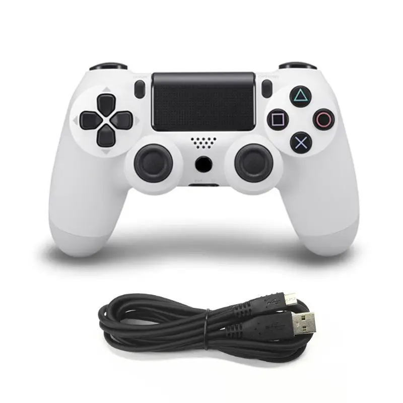 USB проводной контроллер для PS4 Геймпад Play Station 4 Игровые колодки консоль джойстик LX9A - Цвет: Белый