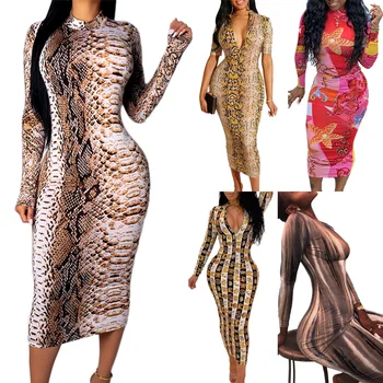 

The new hot style printed dress for women's wear is a hot seller in Europe and America