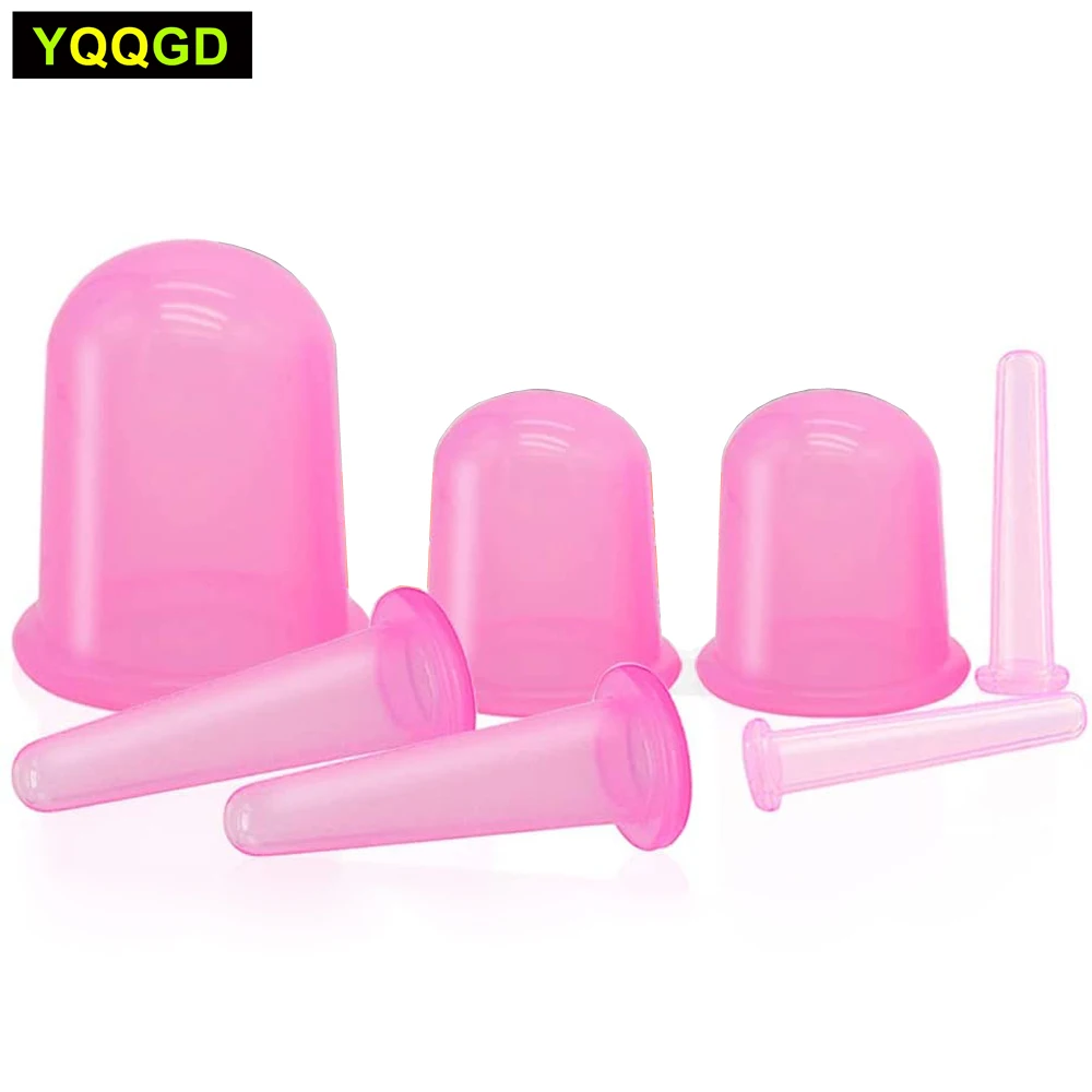 

7Pcs/Set Cupping Set Face & Body Massage Cupping Therapy Set Muscle Soreness Trigger Joint Pain Relief Increase Collagen