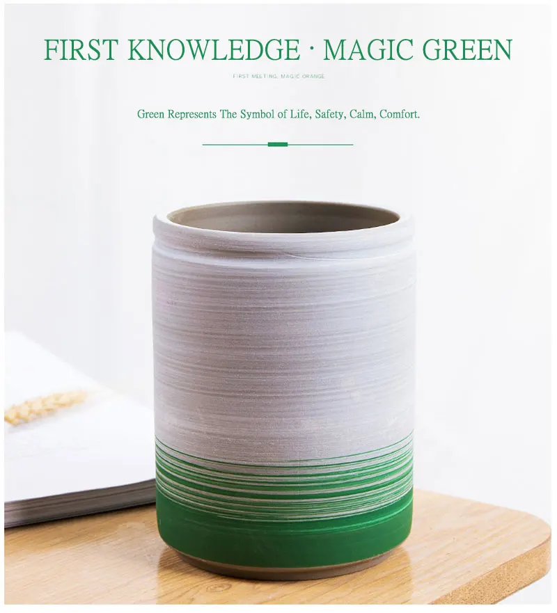 Креативный керамический цветной горшок Zisha, настольный простой контейнер для суккулентов, Зеленый горшок, маленькие горшки для бонсай, украшение дома