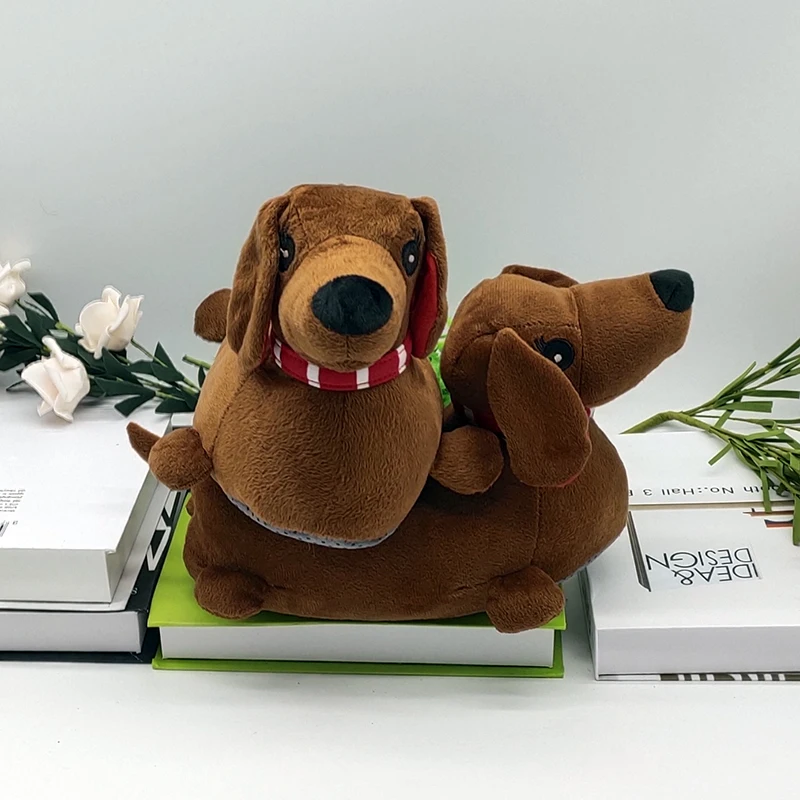 Fluffy Special Cute Slippers Funny Shoes Men Women Winter Slippers Home House Children Indoor Dog