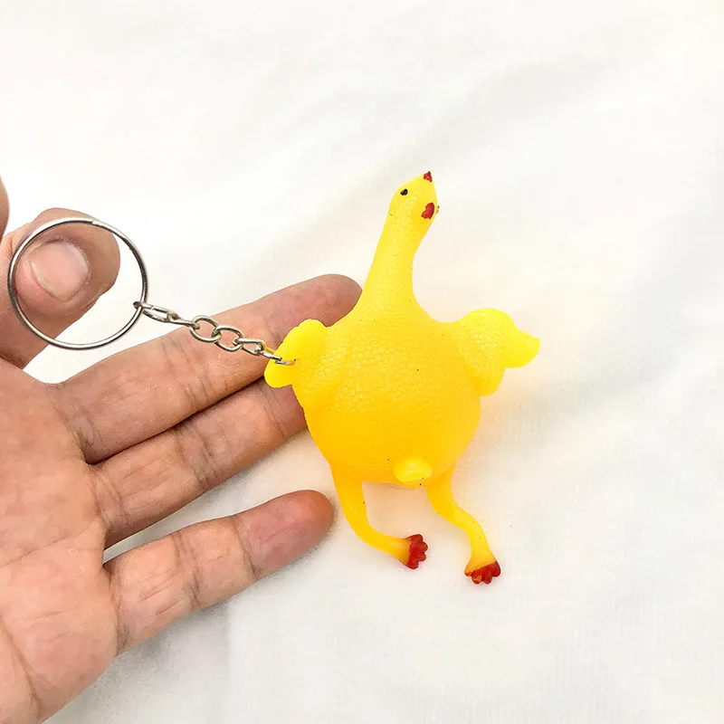 Яйцо курица креативные игрушки-приколы яйцо курица надутая курица Ключ Пряжка из газа декомпрессии все производители оптом