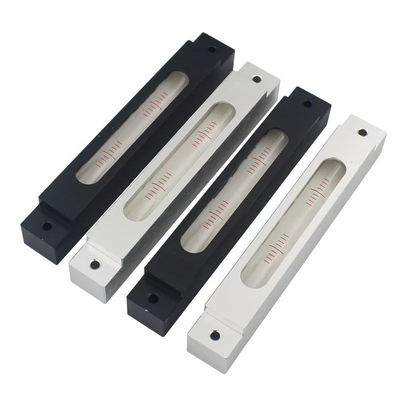 HACCURY Metal Mini Spirit Level Bubble Long Strip Ruler Machine installation tool 4“/2mm(0.02mm/m) | Инструменты