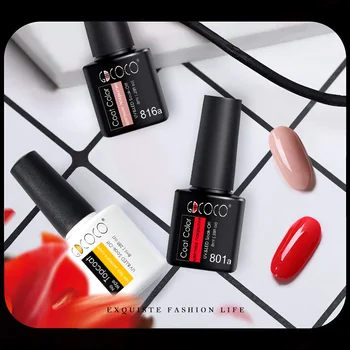 

Matte Top Coat Varnish High Quality Lacquer GDCOCO Gel Varnish Soak Off UV LED Gel Nail Polish No Wipe Top Color Gel Polish