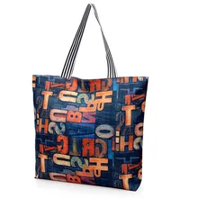Raged Sheep Canvas Printed Handbag Colorful Fashion Single Shoulder Bag Large-capacity Reusable Shopping Bag Women Tote Designer