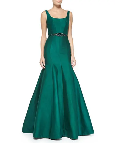same as picture vestido de festa curto robe de soiree Длинные вечерние платья с поясом со стразами Новое поступление Формальные вечерние элегантные платья - Цвет: same as picture