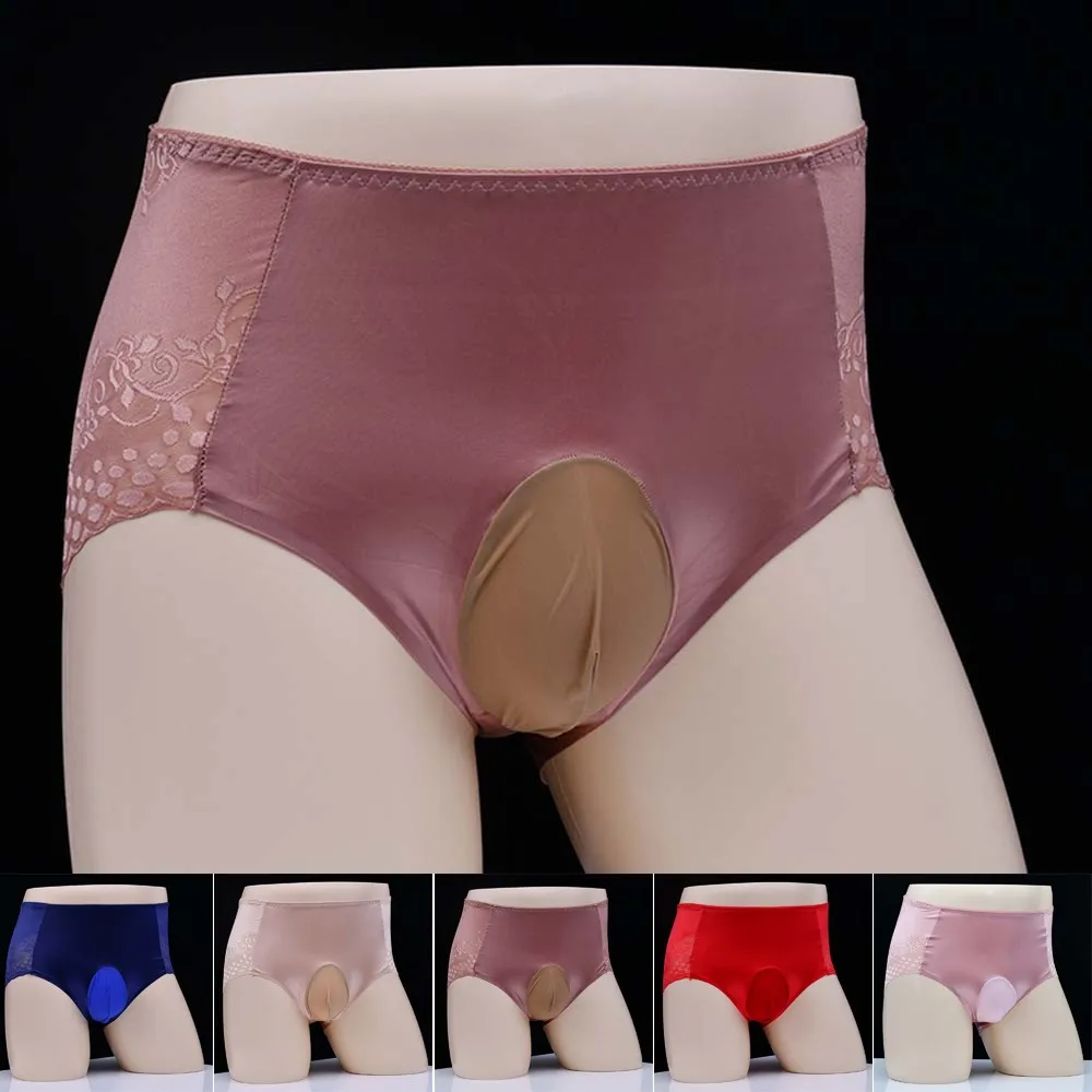 pouch briefs Lace See-Through Men Underwear Sexy Sissy Bugle Pouch Briefs Thong Panties Cock Pouch Gay Men Panties Underpants briefs