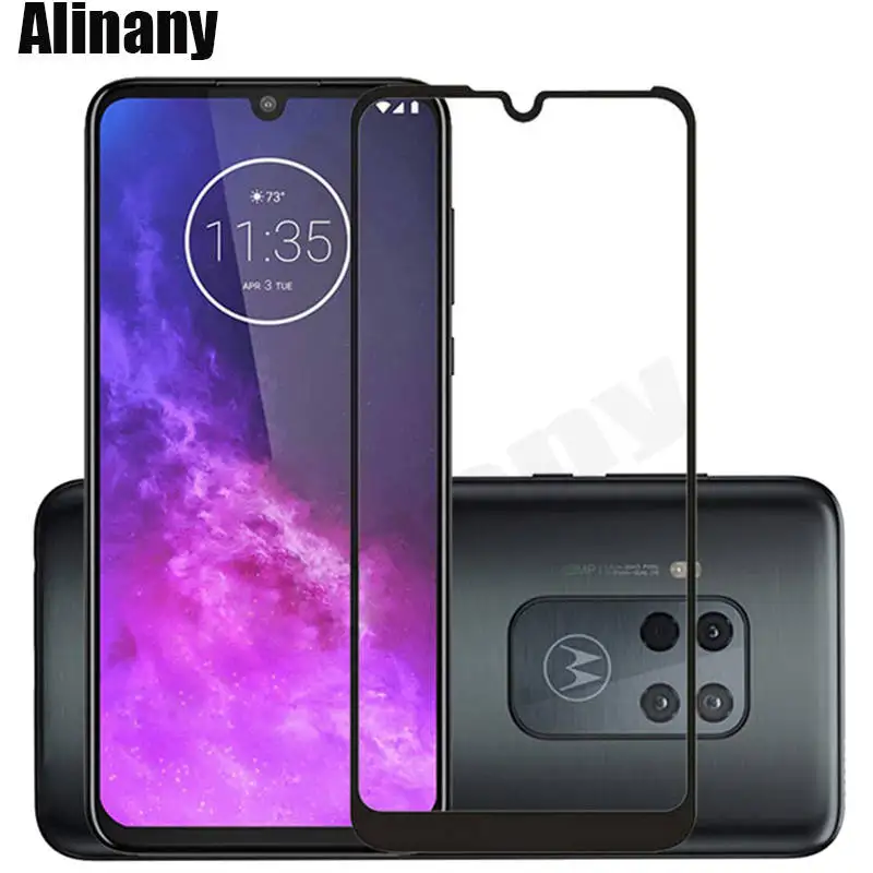 Закаленное стекло для Motorola One Zoom полное покрытие защита экрана OneZoom Pro стеклянная