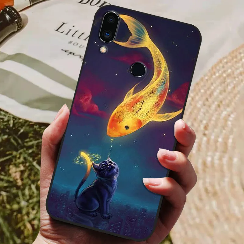 For Meizu Note 9 Case Wolf Cartoon Silicon Soft TPU Back Cover For Meizu Note 9 Phone Cases for Meizu Note9 Fundas Coque Capa