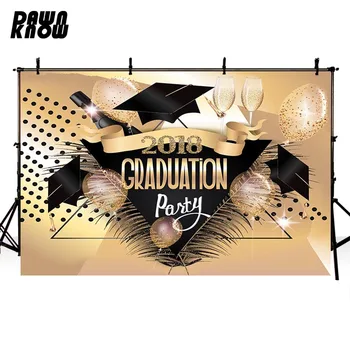 

DAWNKNOW Graduation Ceremony Vinyl Photography Background For Baby Balloon Photo Shoot Backdrop For Wedding Photo Studio lv588