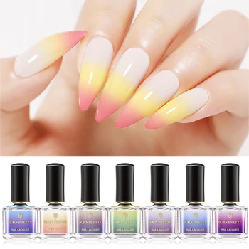 

BORN PRETTY 6ml Thermal Nail Polish 3 Layers TemperatureColor Changing Nail Art Varnish DIY Manicuring Supplies