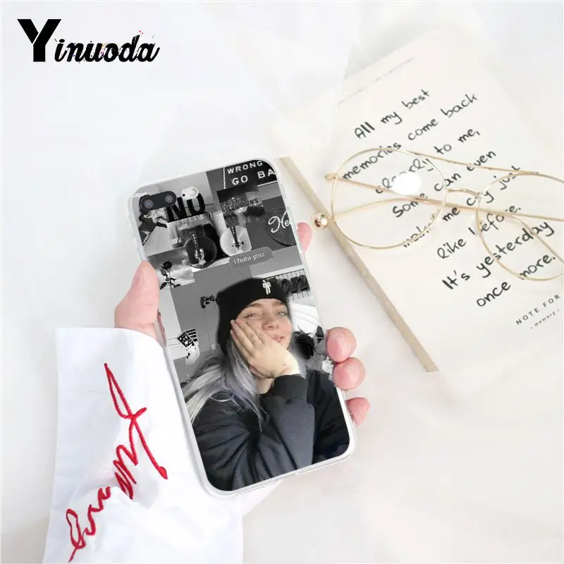 Yinuoda Billie Eilish Красочный милый чехол для телефона iPhone 8 7 6 6S 5 5S SE XR X XS 11 Pro MAX - Цвет: A10