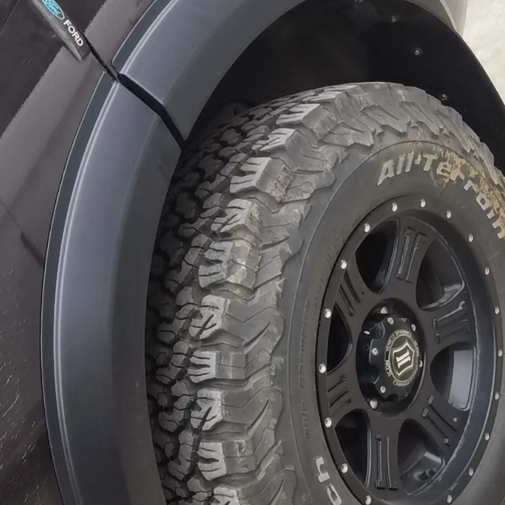 Крылья колесная арка арок ДЛЯ Ford Everest матовый черный