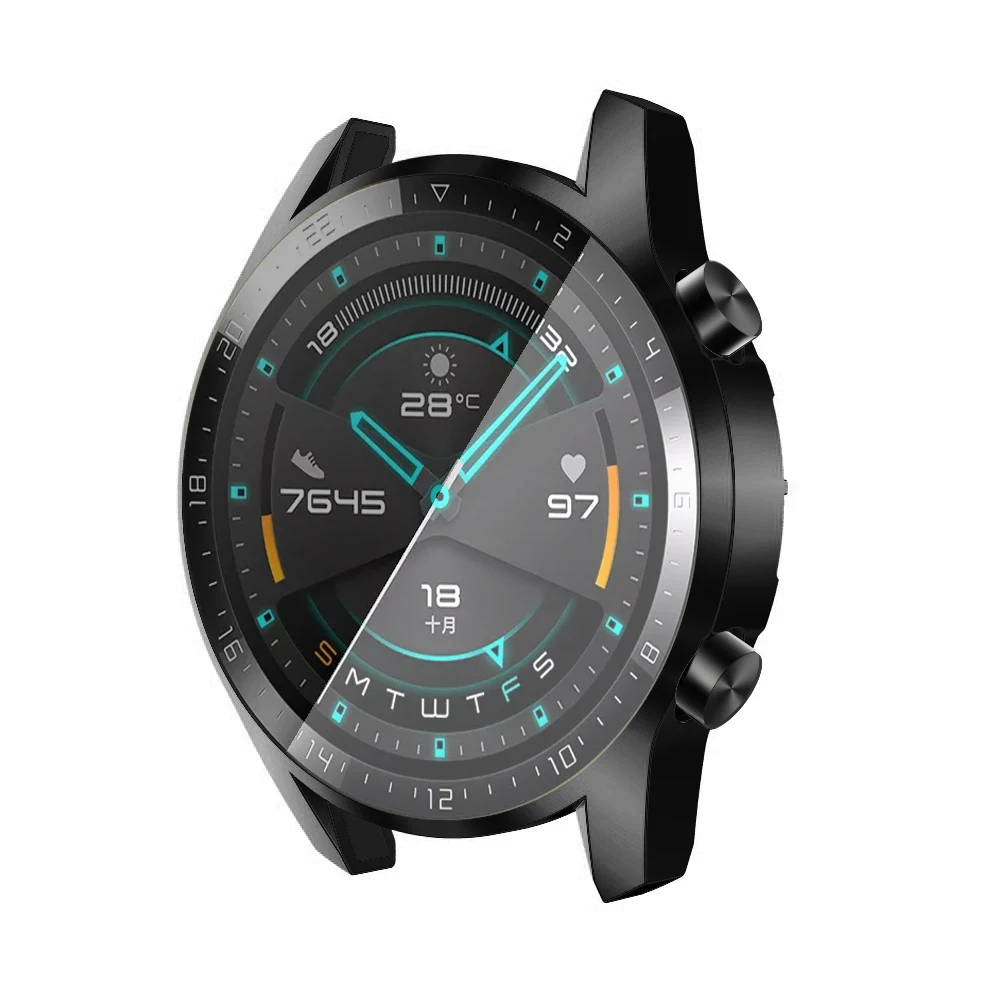 NEW 30% off 2 items All-round protective shell TPU for HUAWEI watch GT2 46mm and 42mm anti-fall screen protector watch accessori