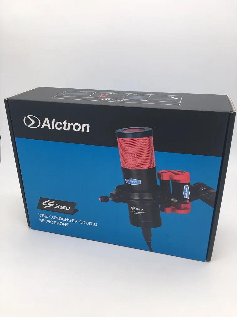 Новейший ALCTRON CS35U USB записывающий конденсаторный микрофон для компьютерной домашней студийной записи