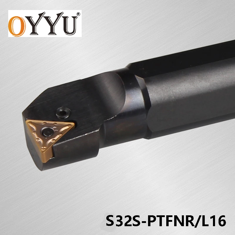 OYYU S32S-PTFNR16 PTFNL16 PTFNR PTFNL 32 мм токарный держатель токарного станка держатель инструмента сверлильный станок с ЧПУ режущий карбид Вставки