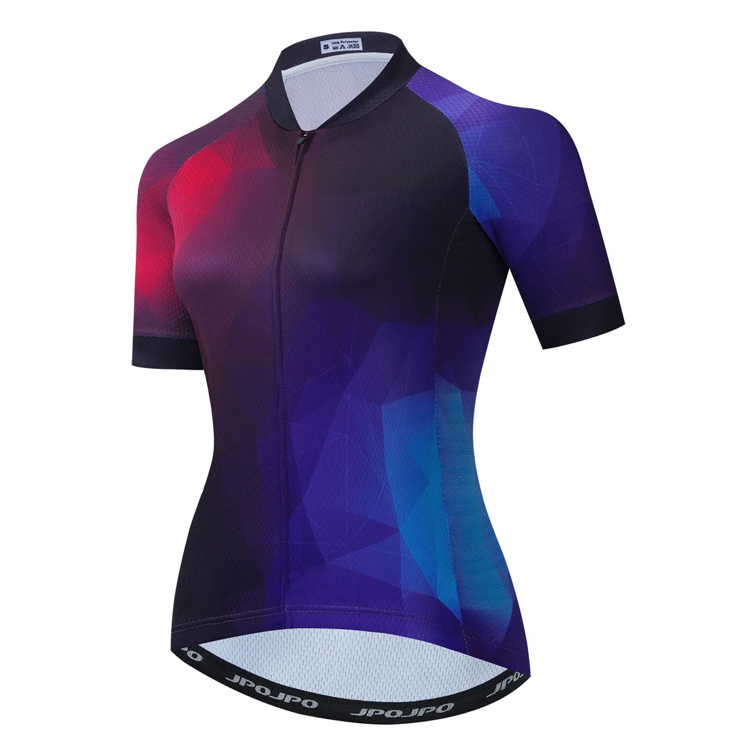 Maillot de ciclismo para mujer, camiseta de manga corta para ciclismo de montaña o carretera, color naranja y rosa