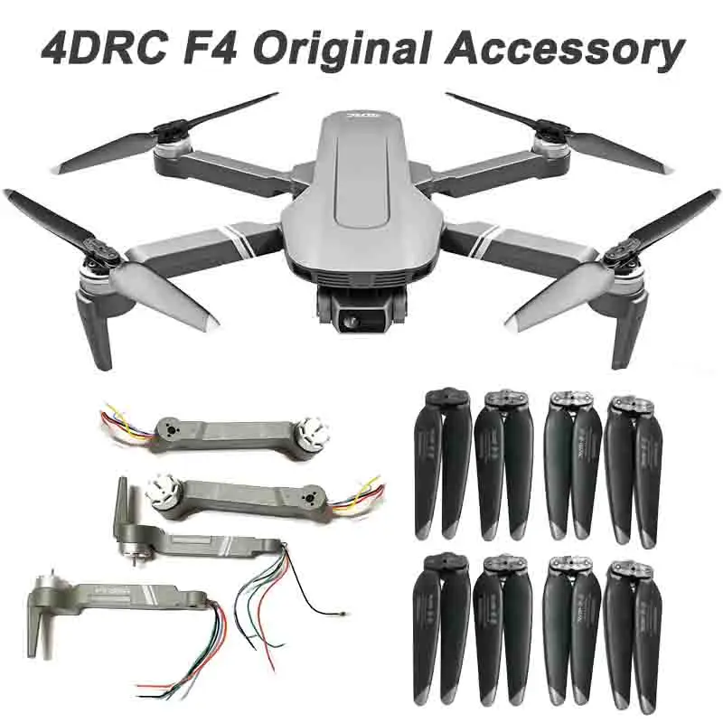 4DRCF4RCDroneSpareReplacementParts2-AxisGimbalCameraLowerUpperShellReceiverBoardGPSPropellerFrontRearArmSet-AliExpress
