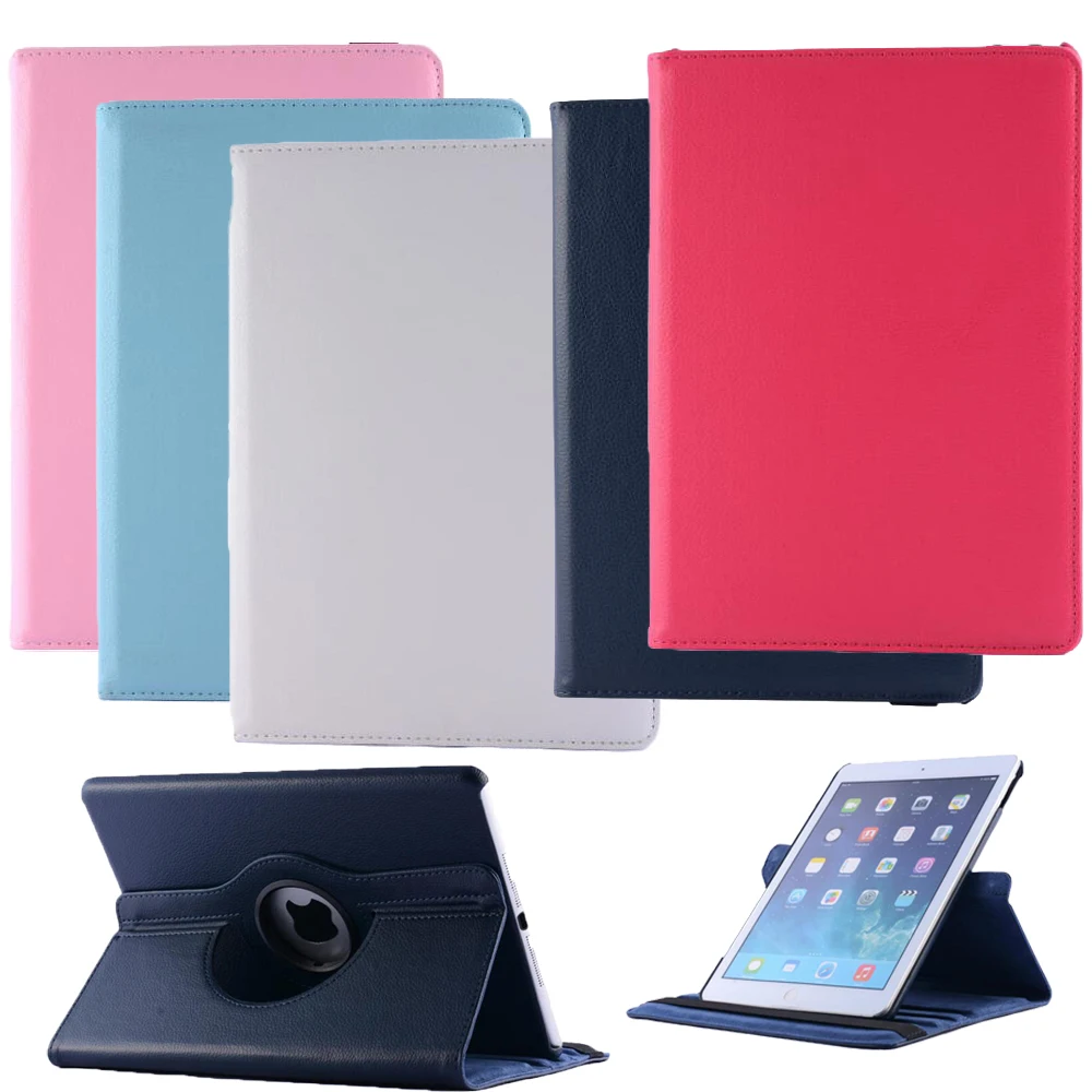 For Apple iPad 2 3 4 5 6 Air 1 Air 2 New Magnetic Fold 360 Degree Rotation Shell Fold Shell Holder Skin Cover For iPad 2 3 4 9.7