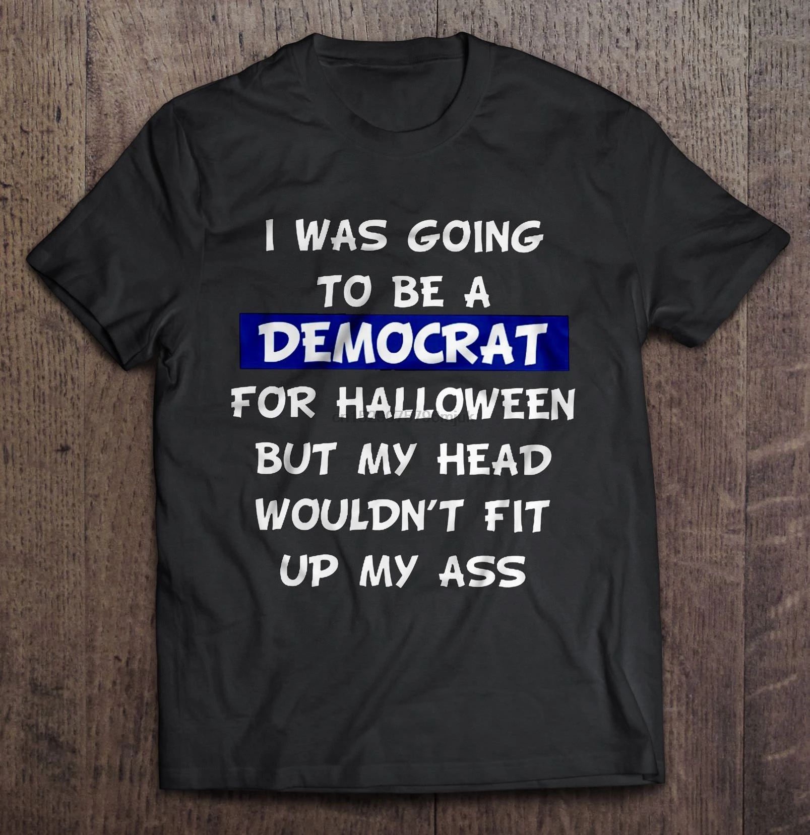 Мужская футболка я собираюсь стать деморатом на Хэллоуин но моя голова не будет