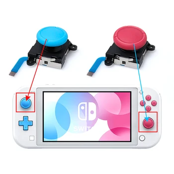 

3D Analog Joystick Replacement Left/Right ThumbStick for Nintendo Switch/Switch Lite Controller and Console - 2 Pack