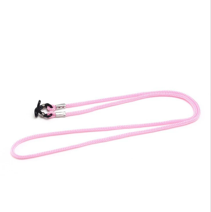 1PC nylon 1 шт., 6 цветов, кожаный шнурок для очков, регулируемый конец, держатель для очков, красочные кожаные очки, шейный ремешок, веревка, ремешок - Цвет: 1PC nylon