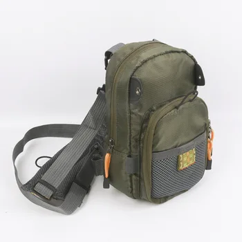 

Compartments Fishing pack Polyester Fly Army Green Gear Chest Bag Outdoor