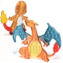 

2021 Hot-selling Pokémon Little Fire Dragon Desktop Educational Toys Fire-breathing Dragon Decompression Toys