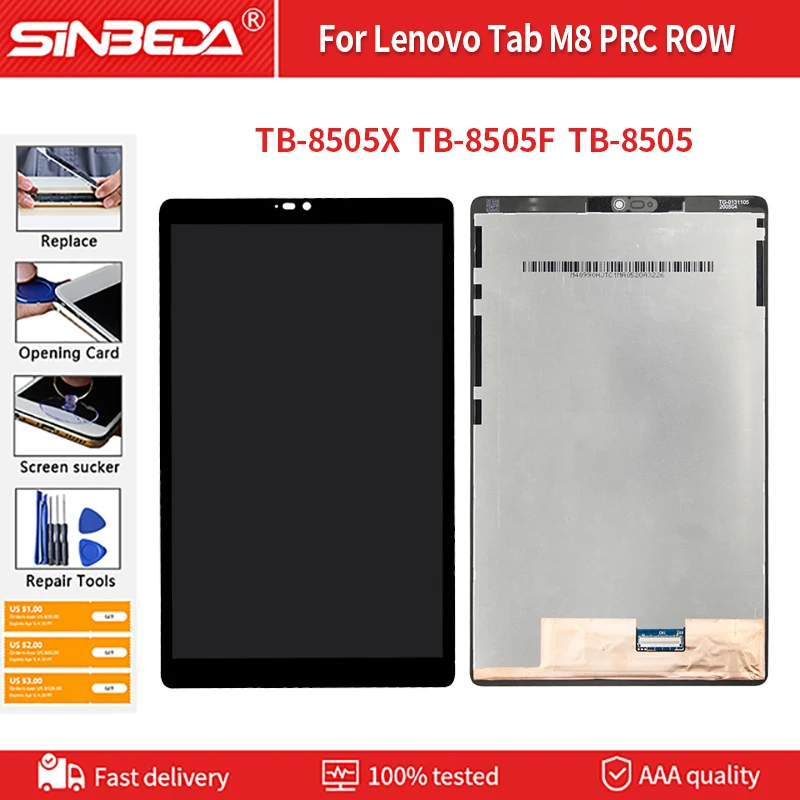 Original-For-Lenovo-Tab-M8-HD-PRC-ROW-TB-8505X-TB-8505F-TB-8505-LCD ...