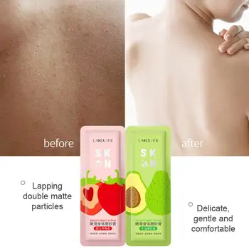 

3ml*2 Lycome Shea Strawberry Body Scrub Exfoliating Scrub Whitening Skin Body Cream Body Treatment Acne Cream Care Pore T3L0
