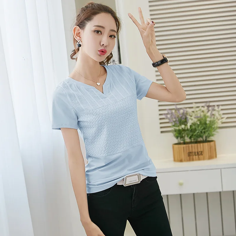 

2020 Tops T-shirts Cotton Female Fashion white Womens Garment